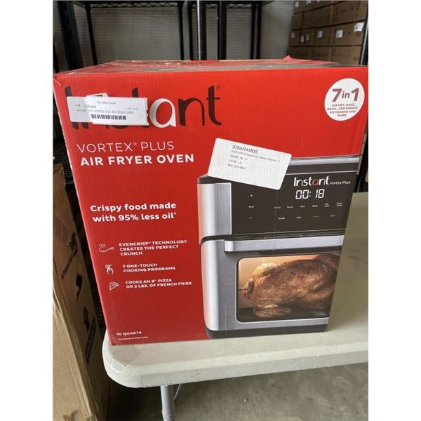 INSTANT POT VORTEX 10QT AIR FRYER OVEN - TESTED WORKING, RETAIL $199