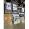 Image 1 : BOX OF OUTDOOR DECOR INCLUDING PRIVACY SCREEN AND NEW FENCE PRIVACY SCREEN