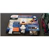 Image 2 : KIDDIE CARBON MONOXIDE ALARM WITH VOICE AND OPEN BOX OF KEURIG DARK ROAST COFFEE PODS