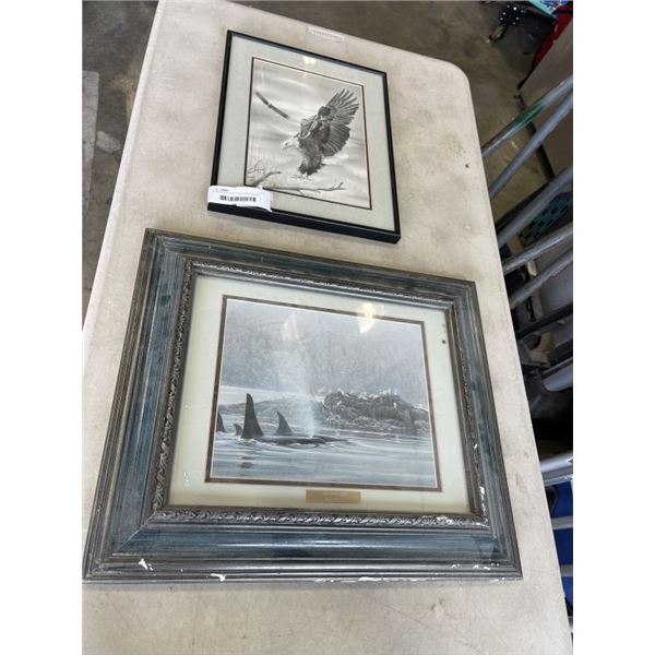 ROBERT BATEMEN "ORCA PROCESSION" PRINT AND EAGLE PRINT