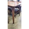 Image 4 : MID CENTURY STYLE WALNUT DINING TABLE WITH 4 MATCHING CHAIRS