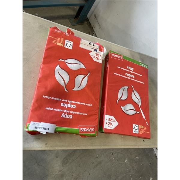 2 PACKS OF NEW COPY PAPER