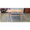 Image 1 : SOLID WOOD WALNUT FINISH DESK