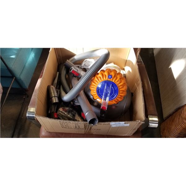 DYSON BIG BALL TURBINEHEAD CANNISTER VACUUM W/ HOSE AND ACCESSORIES- TESTED WORKING, RETAIL $499