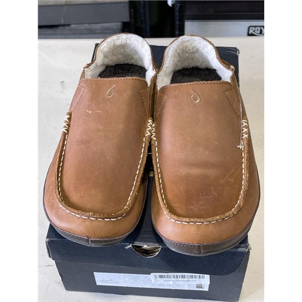 NEW OLUKAI MOLOA SLIPPER TOFFEE / DK WOOD  SIZE MENS 9