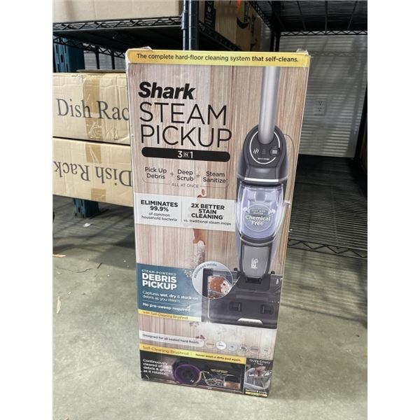 SHARK STEAM PICKUP 3-IN-1 STEAM STICK MOP - TESTED WORKING, RETAIL $229