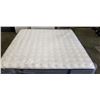 Image 2 : KINGSDOWN KINGSIZE MATTRESS, TIGHT TOP FIRM WITH PAIR OF ULTRA THIN BOX SPRINGS