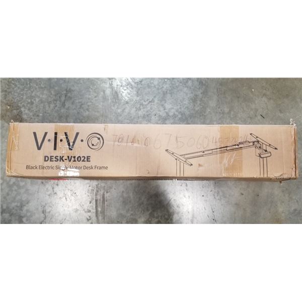 VIVO BLACK ELECTRIC SINGLE MOTOR DESK FRAME
