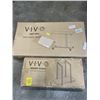 Image 1 : VIVO LAPTOP CART AND UNDER DESK PC MOUNT SHELF
