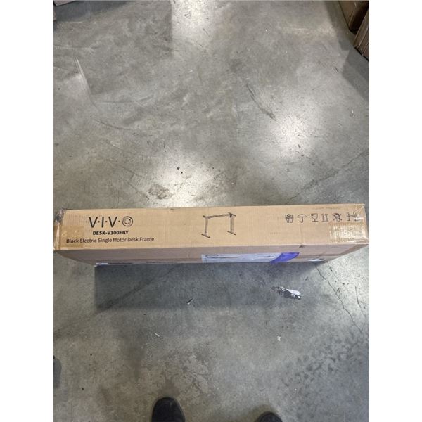 VIVO BLACK ELCTRIC SINGLE MOTOR DESK FRAME