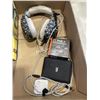 Image 3 : BOX OF ASSORTED ELECTRONICS INCLUDING STUD FINDER, BLACKWEB COMPUTER KEYBOARD, PODZ HEADPHONES ETC