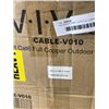 Image 2 : VIVO BLACK 1000FT CAT6 FULL COPPER OUTDOOR ETHERNET CABLE