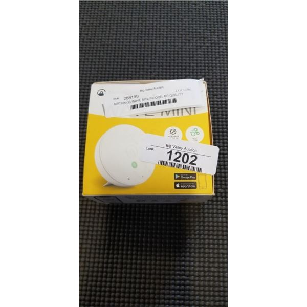 AIRTHINGS WAVE MINI INDOOR AIR QUALITY MONITOR W/ MOLD INDICATION, RETAIL $99
