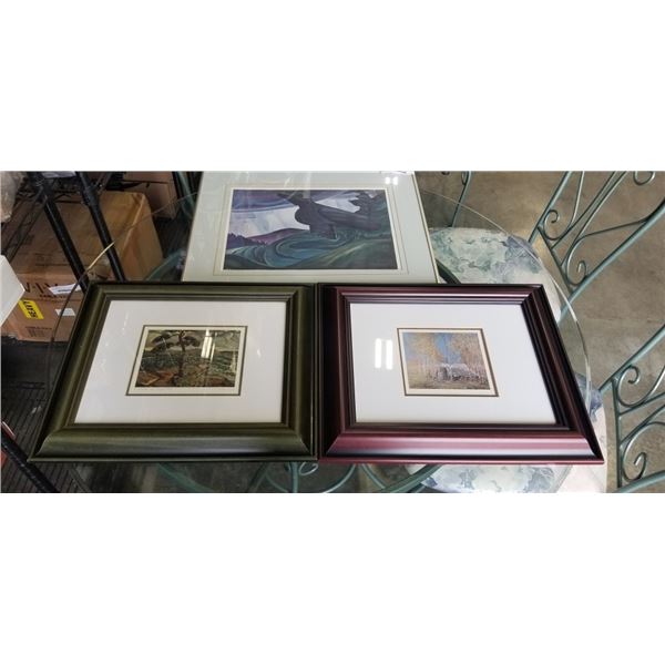 2 ARTHUR LISMER FRAMNED PRINTS AND EMILY CARR PRINT