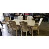 Image 1 : BERNHARDT SOLID WOOD LIGHT OAK DINING TABLE WITH 6 DINING CHAIRS, IN VERY GOOD CONDITION