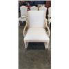 Image 1 : OVERSIZED DECORATIVE SOLID WOOD ACCENT CHAIR