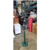 Image 1 : GREEN METAL 6FT TULIP LAMP