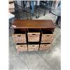 Image 3 : 6 BASKET STORAGE ORGANIZER