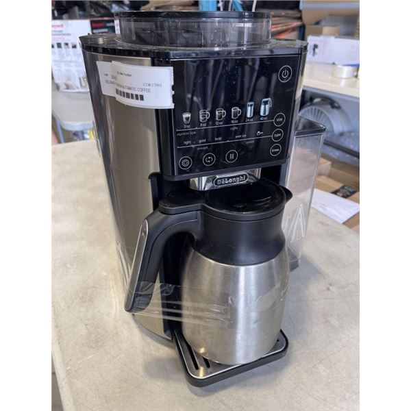 DELONGHI TRUEBREW AUTOMATIC COFFEE MAKER WITH THERMAL CARAFE WORKING RETAIL $700