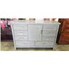 Image 1 : MAKO SOLID WOOD HUDSON 8 DRAWER DRESSER, VERY GOOD CONDITION