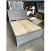 Image 2 : MAKO FURNITURE QUEENSIZE HUDSON STORAGE BEDFRAME WITH STORAGE