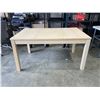 Image 1 : MAPLE FINISH MODERN DINING TABLE