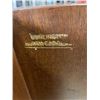 Image 5 : SOLID WOOD CHERRY FINISH STORAGE TRUNK