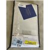 Image 2 : NEW SET OF THERMAL INSULATED FAUX LINEN WASHABLE AND BLACKOUT CURTAIN PANELS