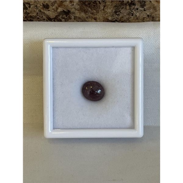 NEW 4.8CT NATURAL STAR RUBY, UNTREATED, OVAL CABOCHON CUT