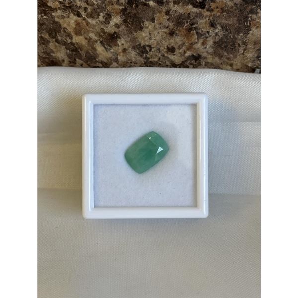 NEW 6.1CT NATURAL EMERALD, UNTREATED, EMERALD CUT