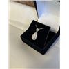 Image 3 : 1.00 CT GRA CERTIFIED PEAR CUT MOISSANITE STONE VVS D COLOR WITH 25 ROUND BRILLIANT CUT CUBIC ZIRCON