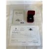 Image 1 : 3.00 CT GRA CERTIFIED ROUND BRILLIANT CUT MOISSANITE STONE VVS DARK GREEN COLOR WITH 12 ROUND BRILLI