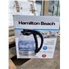 Image 3 : HAMILTON BEACH COMPACT 1L ELECTRIC GLASS KETTLE - TESTED WORKING
