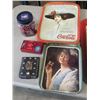 Image 3 : 3 VINTAGE COCA COLA  SERVINGS TRAYS AND 80'S TRANSFORMER RADIO AND HARLEY DAVIDSON LEATHER WALLET