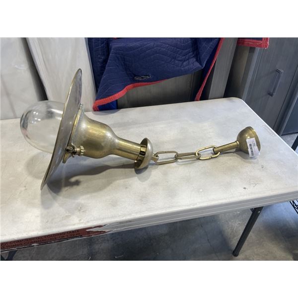 VINTAGE BRASS BOAT LIGHT
