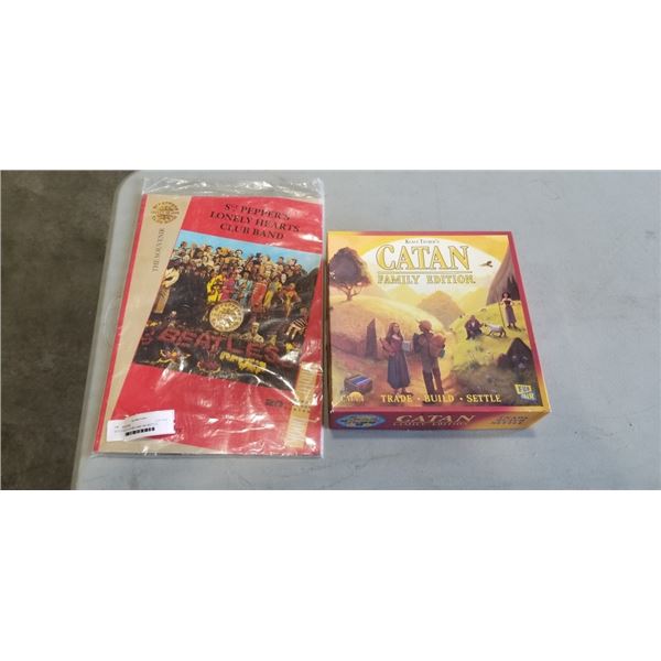 SETTLERS OF CATAN GAME AND BEETLES POSTER