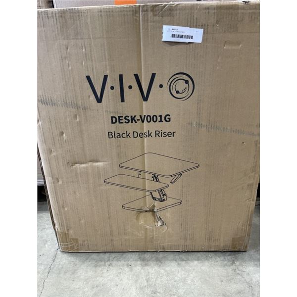 VIVO BLACK DESK RISER