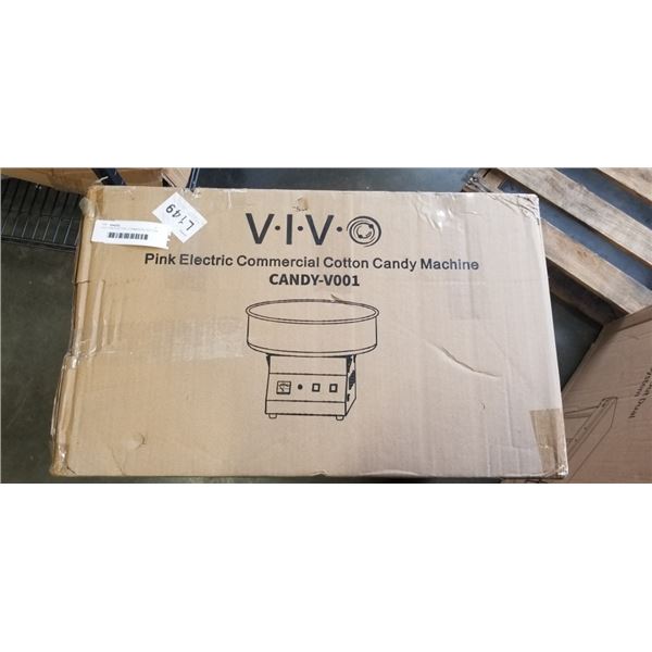 VIVO PINK ELECTRIC COMMERCIAL COTTON CANDY MACHINE