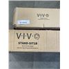 Image 2 : VIVO QUAD MONITOR DESK STAND AND VIVO SIT TO STAND MONITOR DESK MOUNT WORKSTATION