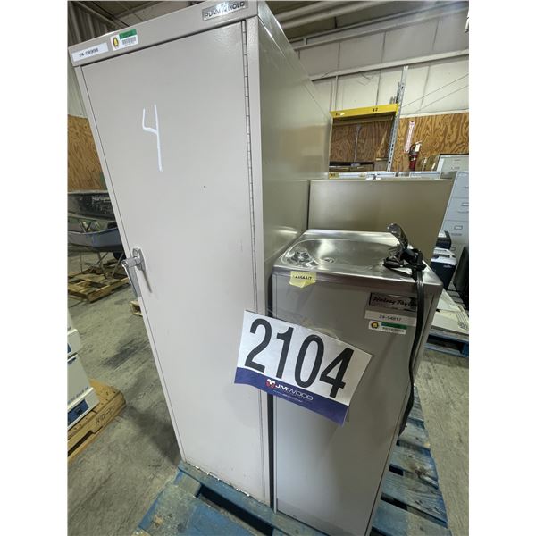 CABINETS, WATER FOUNTAIN, VACUUMS, A/C