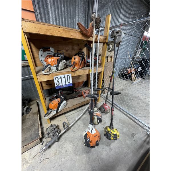 GRASS TRIMMERS & CHAIN SAWS