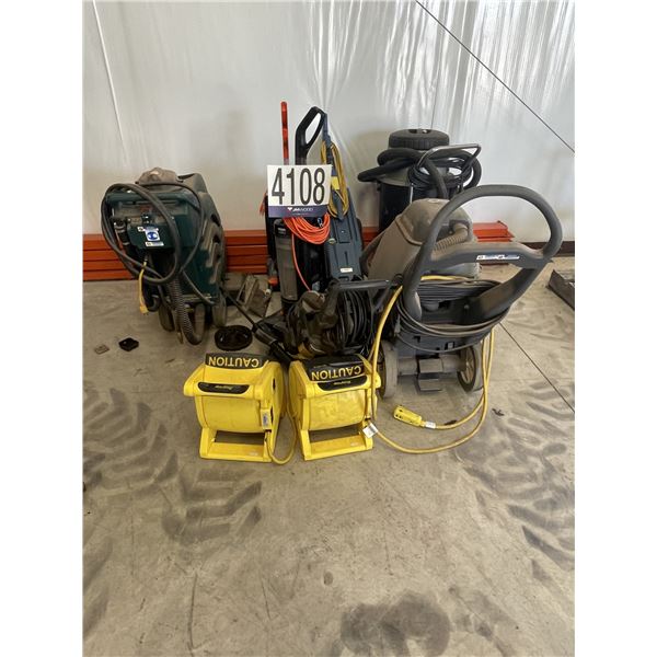 VACUUMS, FANS & CARPET CLEANER