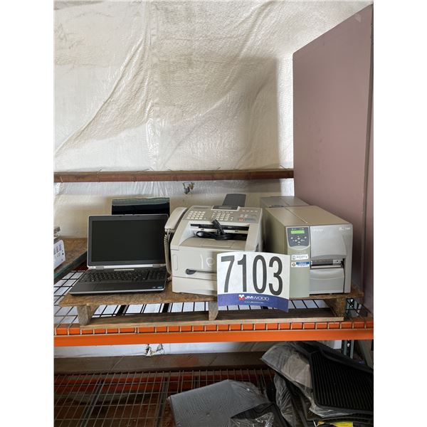 LAPTOPS, FAX MACHINE & BARCODE PRINTER