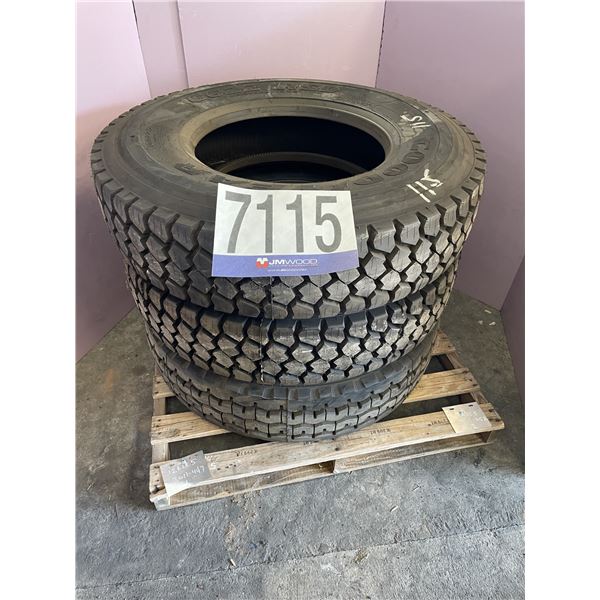 (3) 12R22.5 TIRES