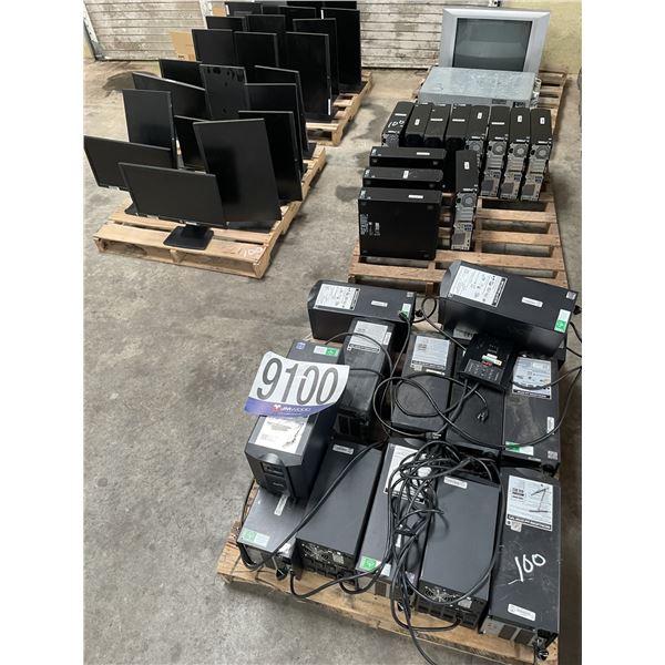 CPU'S, MONITORS & UPS'S