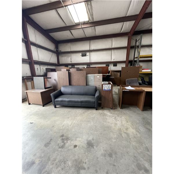 FILE CABINETS, CHAIRS, DESKS & CREDENZAS