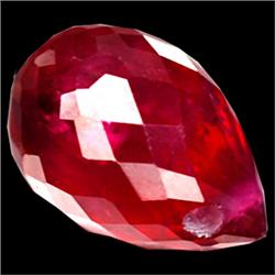 1.55ct Briolette Top Blood Red Ruby (GMR-0560A)