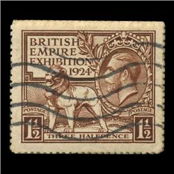1929 RARE British 1.5p George Expo Stamp Hi Grade (STM-0038)