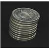 Image 1 : 1948 Mexico Silver 5 Pesos Unsearched Stack of 10 Mostly BU 8.7 Ounces Silver! (COI-5233)