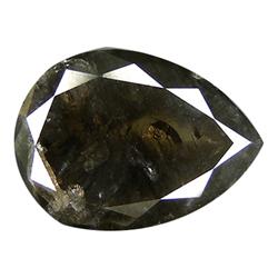 1.32 ct Top light Black Natural Diamond Pear (GEM-20203)